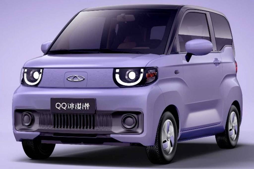 Sem camuflagem exótica, nova geração do Chery QQ é um cubinho elétrico