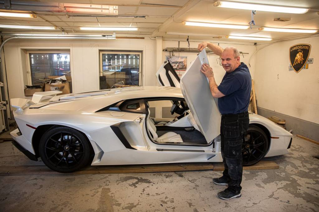 Norueguês usa peças de Fiat para fazer réplica do Lamborghini Aventador