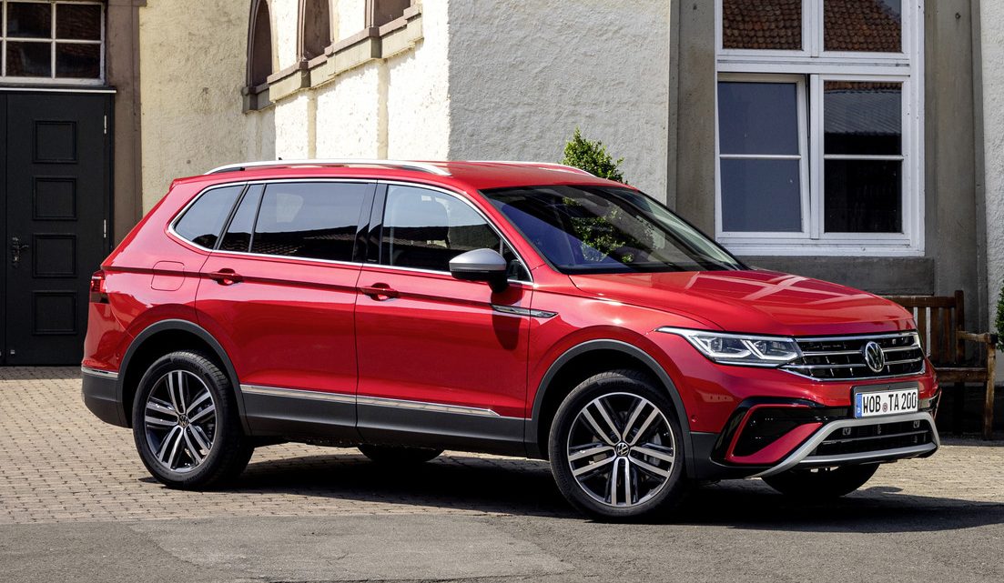 Novo Tiguan AllSpace 2022 lateral