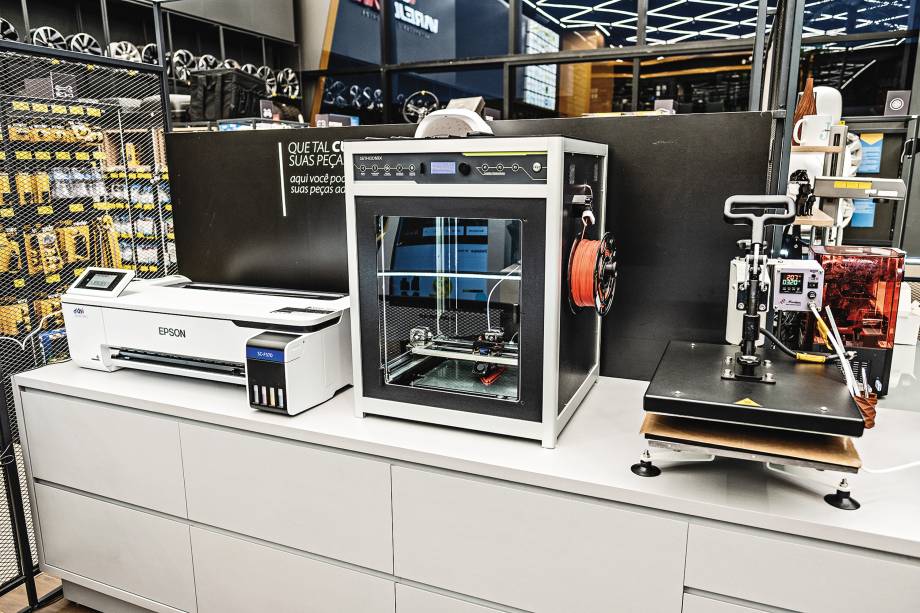 Impressora 3D est&atilde;o entre os itens inusitados da loja