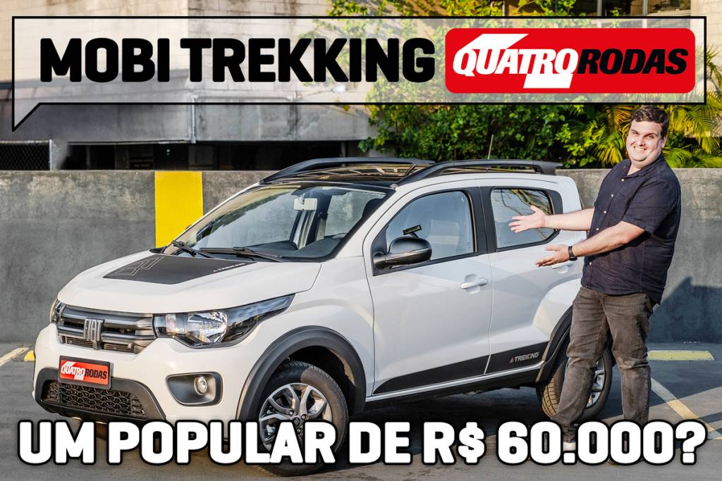 Vídeo: como é o Fiat Mobi Trekking, o carro popular de R$ 60.000?