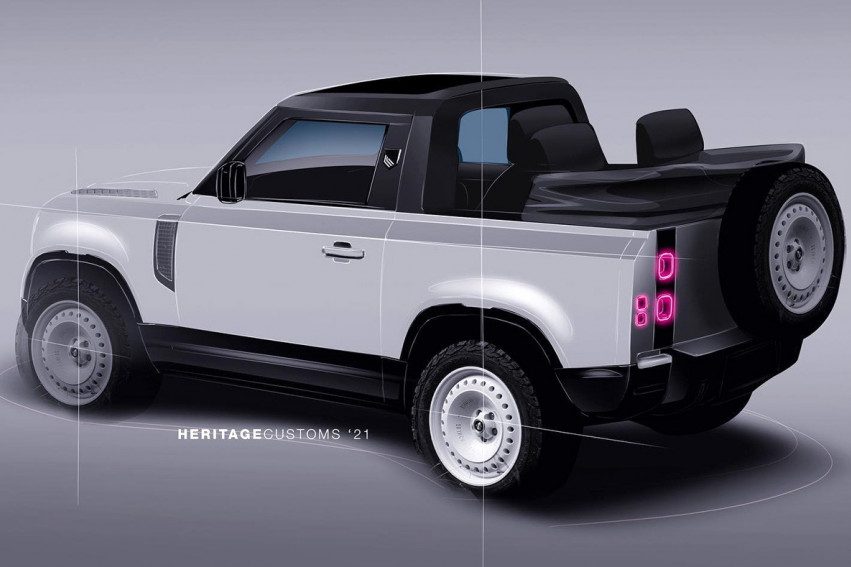 Customizadores holandeses criam Land Rover Defender conversível