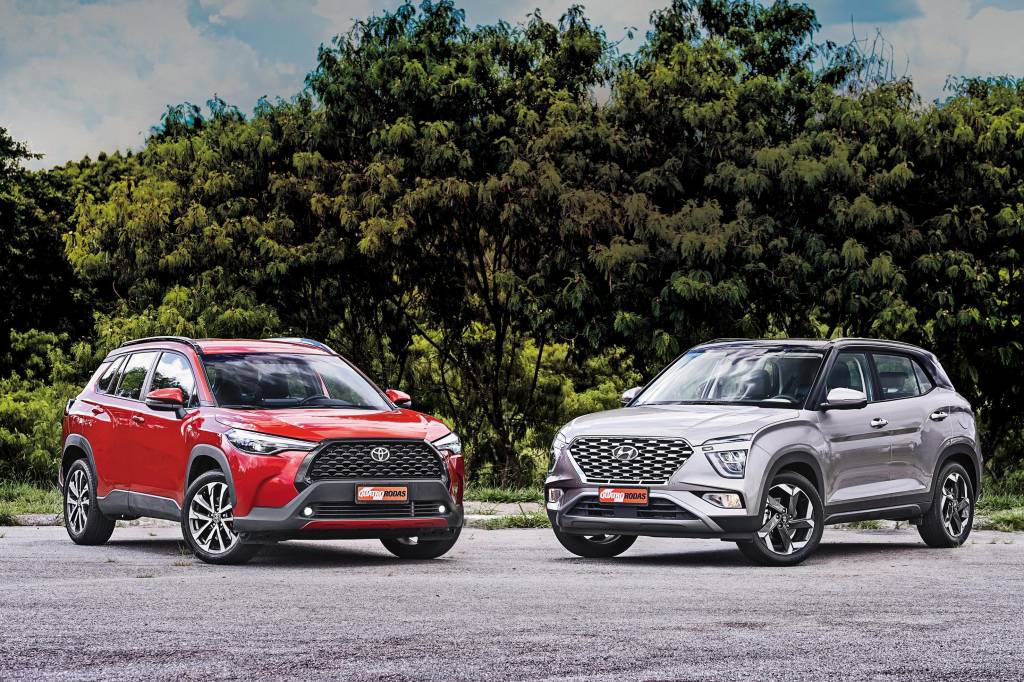 Creta contra Corolla Cross: os defensores dos motores 2.0 se enfrentam