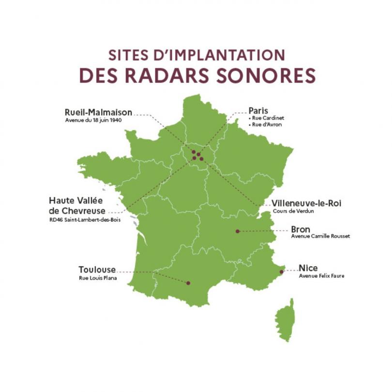 carte_0 Mapa dos radares na frança
