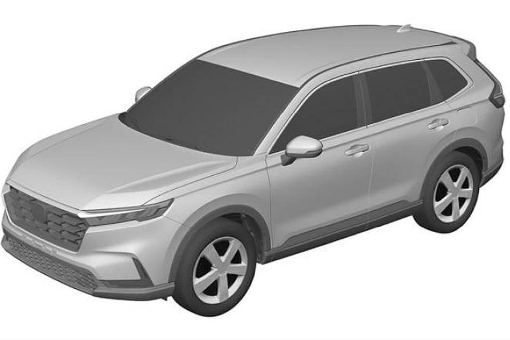 Honda CR-V 2023 aparece em patentes com o mesmo visual do novo HR-V