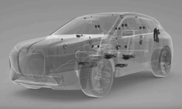 alto falantes do bmw ix