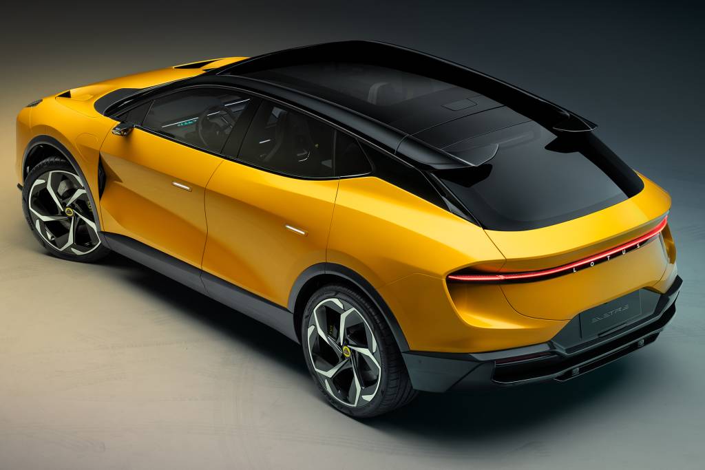 Lotus Eletre Design do Eletre é inspirado nas linhas clássicas da Lotus e servirá de base para outros modelos