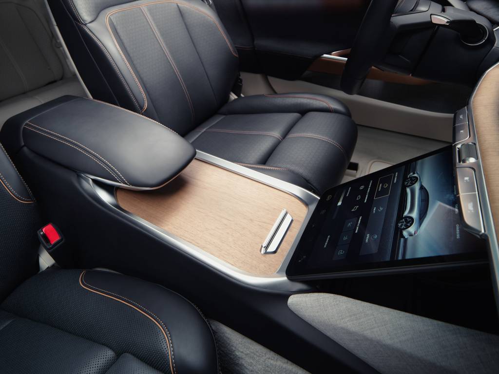 Lucid Air Grand Touring Performance (1) Detalhes incluem uso de madeira legítima