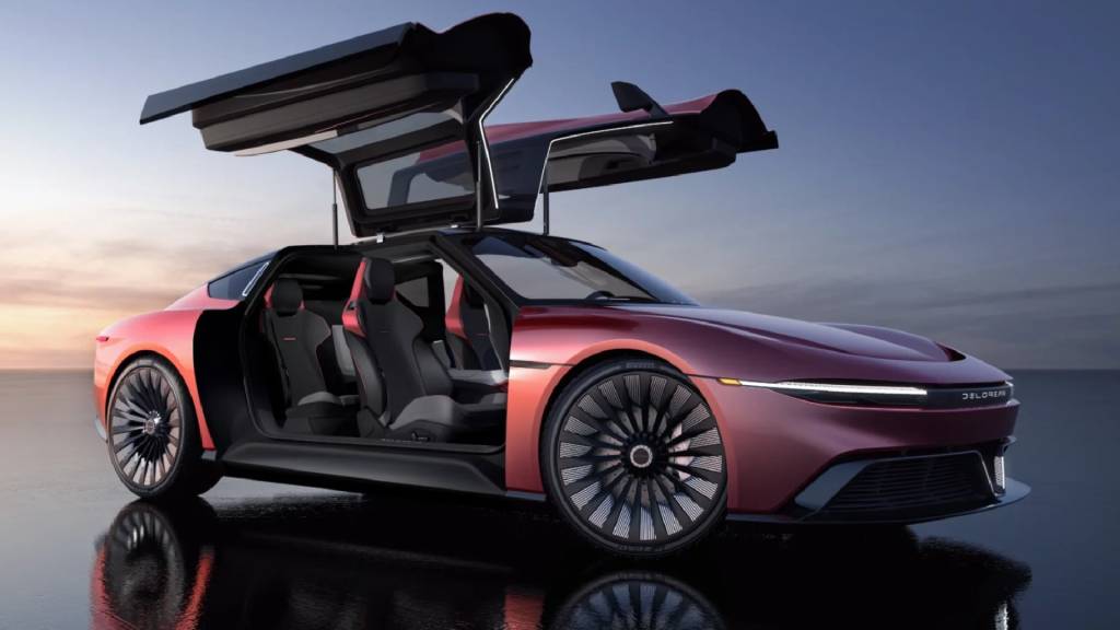 DeLorean ressurge com elétrico tão rápido quanto um Porsche Taycan