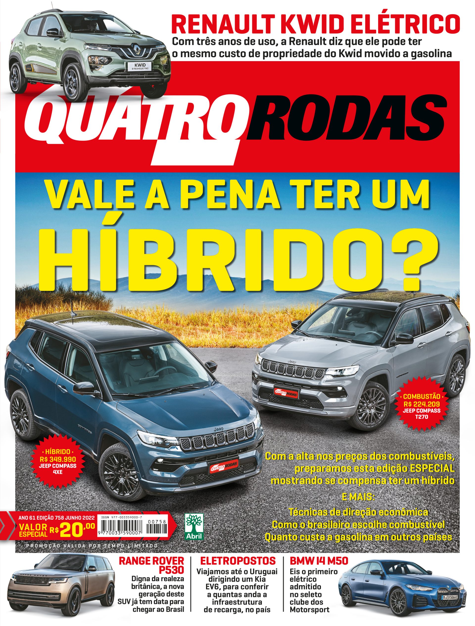 Capa da edi&ccedil;&atilde;o 758 de QUATRO RODAS