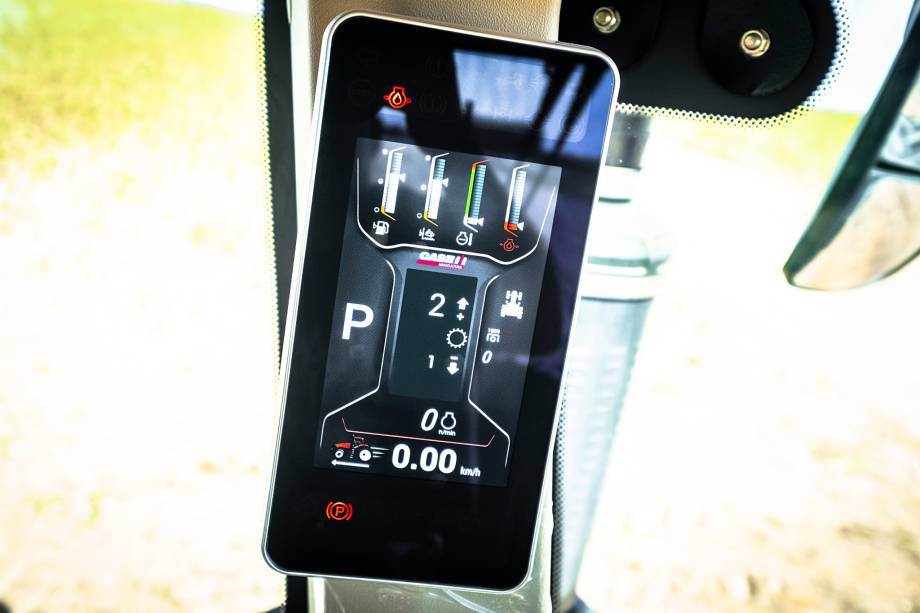 Quadro de instrumentos é uma tela fixada na coluna Quadro de instrumentos é uma tela fixada na coluna