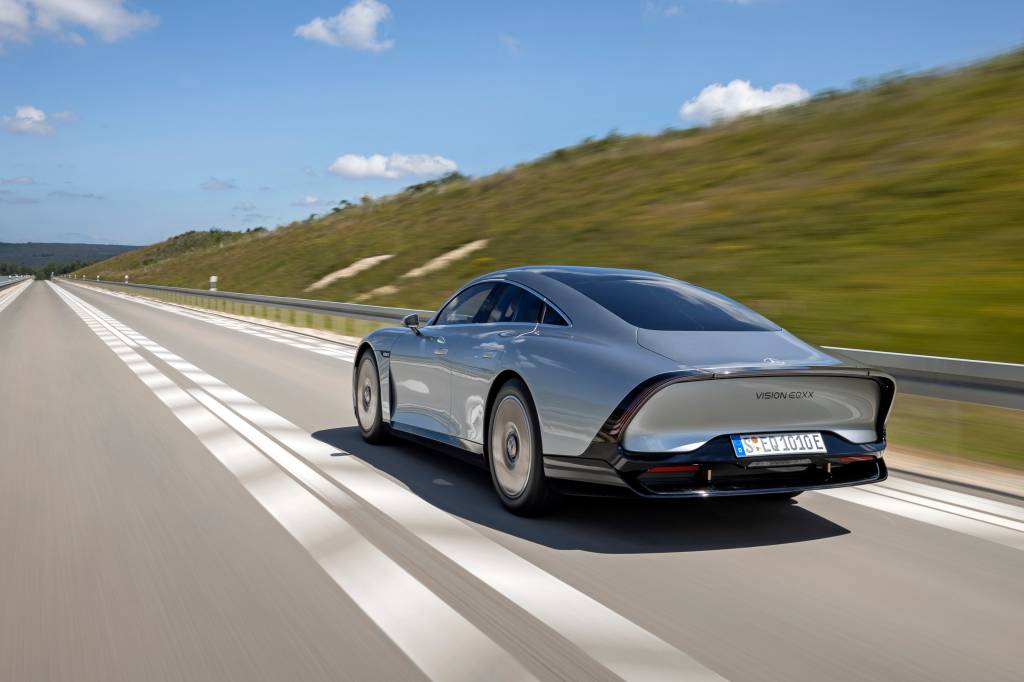 VISION EQXX Driving Experience @ Immendingen Mercedes-Benz Vision EQXX