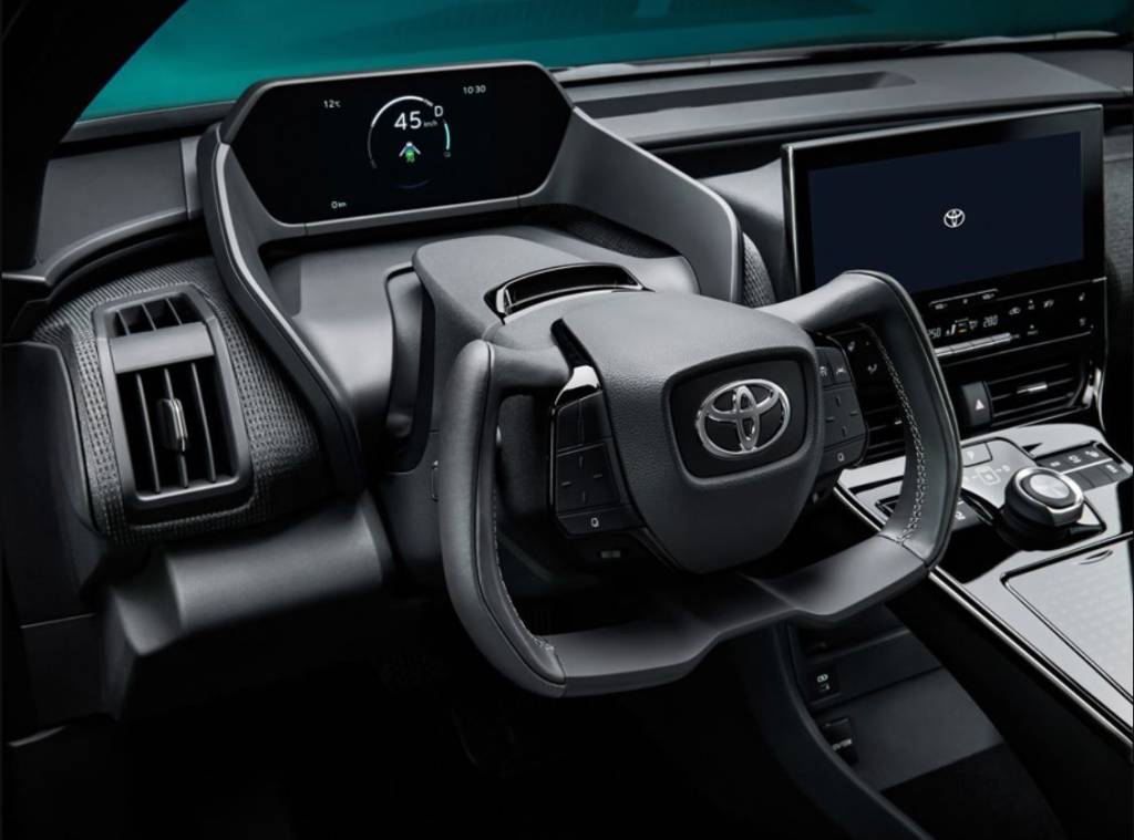 Toyota bz4x yoke Toyota bZ4x deve estrear sistema próprio de steer-by-wire