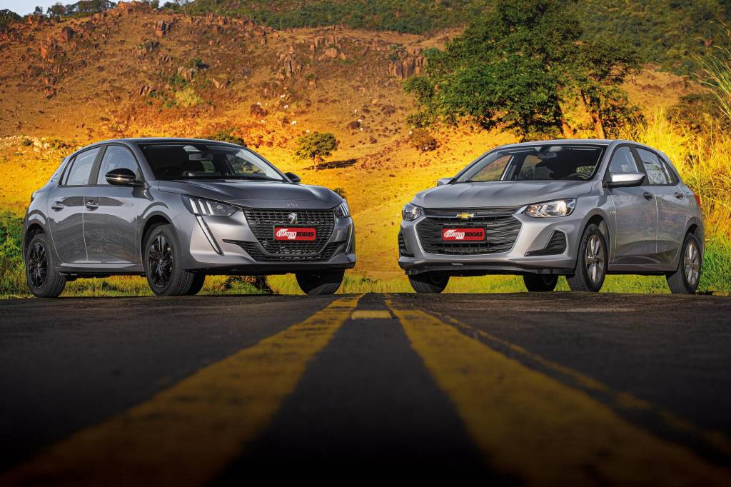 Comparativo 208 x Onix 208
