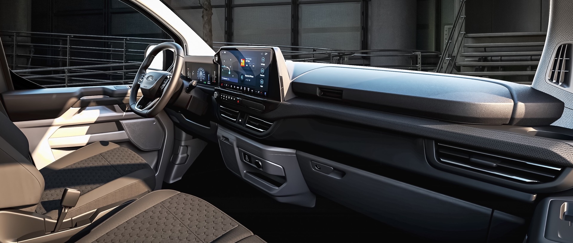 Ford E-Trasit frontal