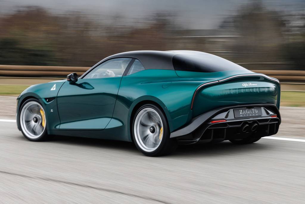 Alfa Romeo Giulia Zagato é menor e tem traseira ao estilo Aston Martin