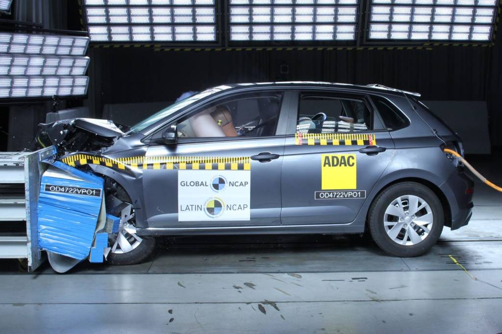 VW Polo recebe 3 estrelas no Latin NCAP, nota pior que a do Virtus indiano