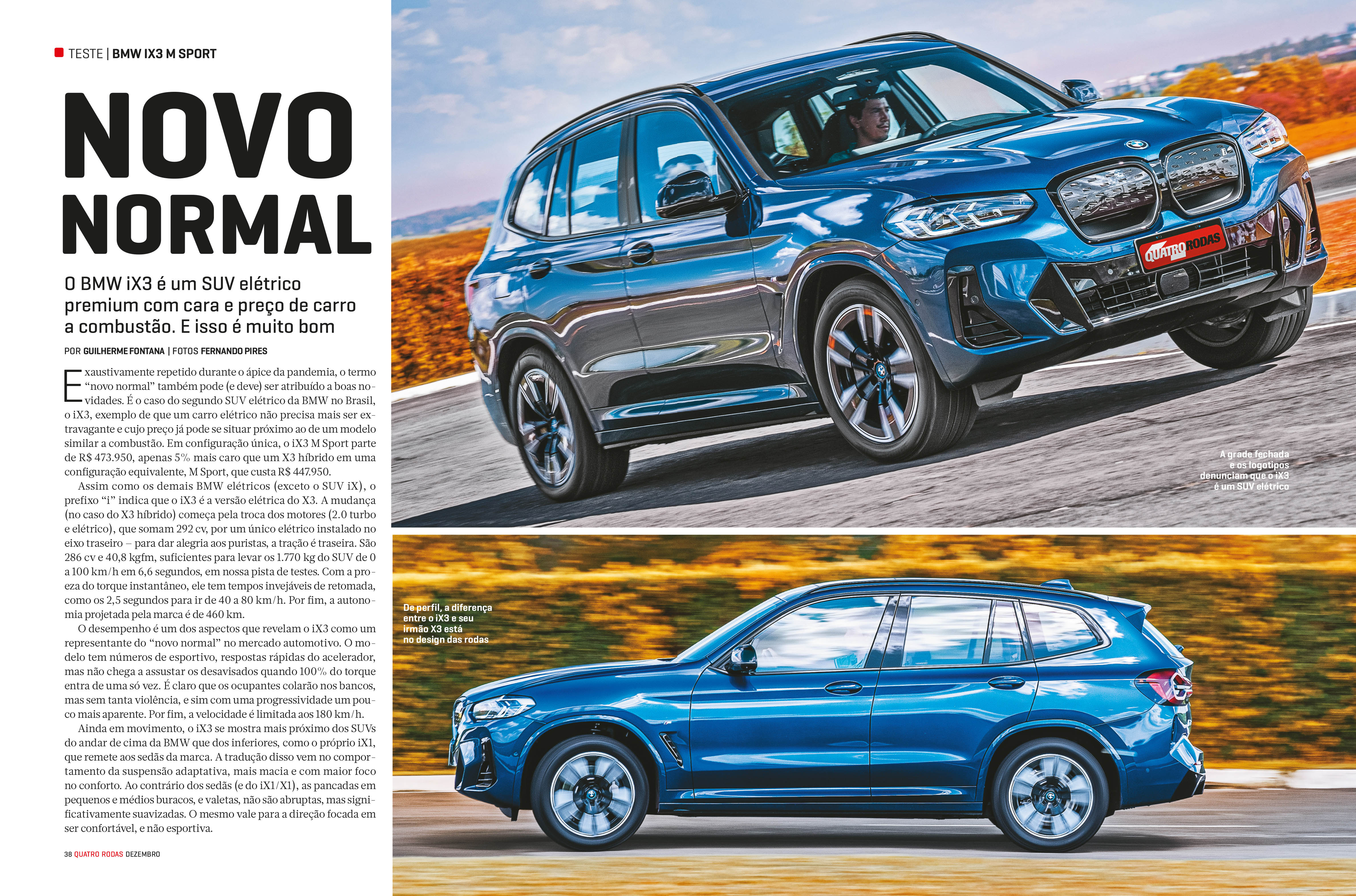 BMW iX3 &eacute; um el&eacute;trico sem excentricidades e com purismos de um BMW
