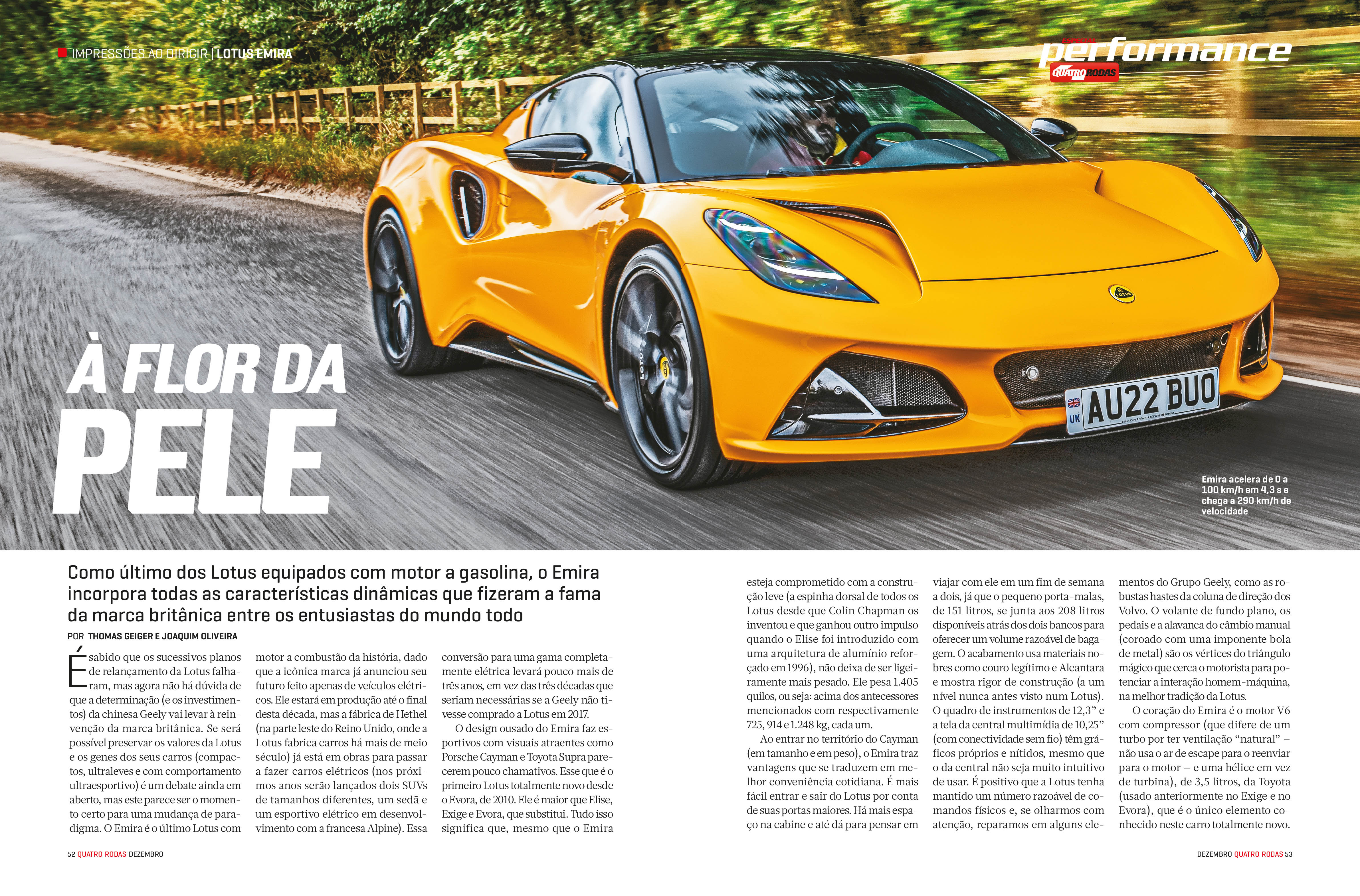 Lotus Emira &eacute; o &uacute;ltimo carro da marca a combust&atilde;o