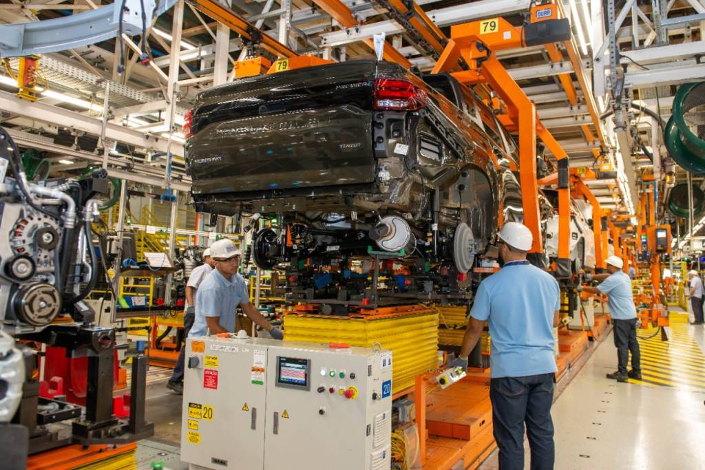 nova Chevrolet Montana-factory Montana linha de produção