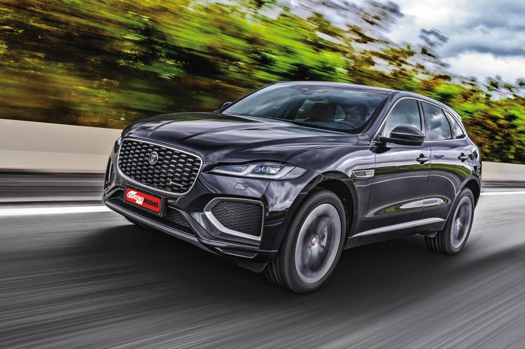 Jaguar F-Pace híbrido plug-in é um SUV esportivo que faz mais de 26 km/l