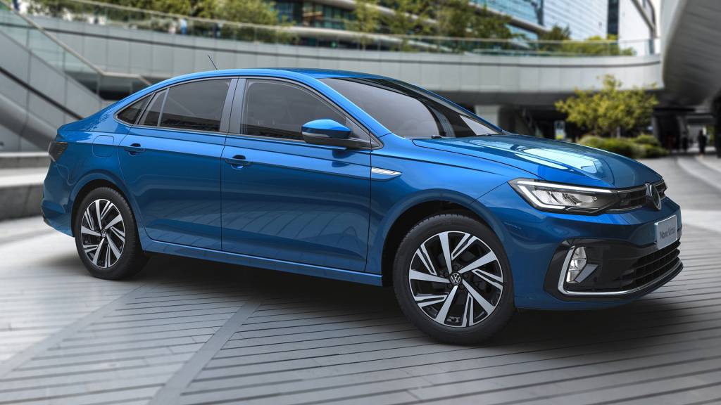 Novo Virtus Highline_13 Dirigimos o novo Volkswagen Virtus Highline 2023, segundo modelo mais caro da nova linha