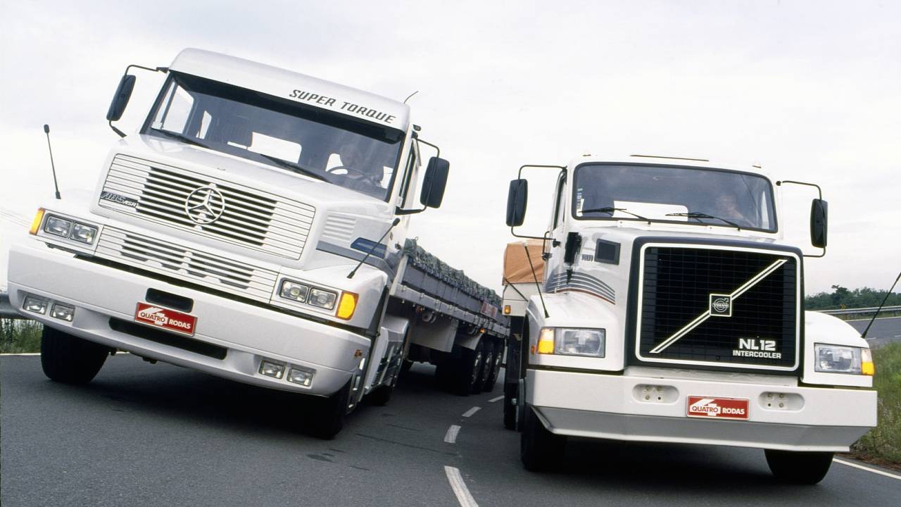 Teste Comparativo Mercedes-Benz 1941 e o Volvo NL12 400 Power.