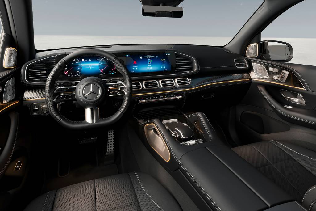 Interior do Mercedes-Benz GLS 2023