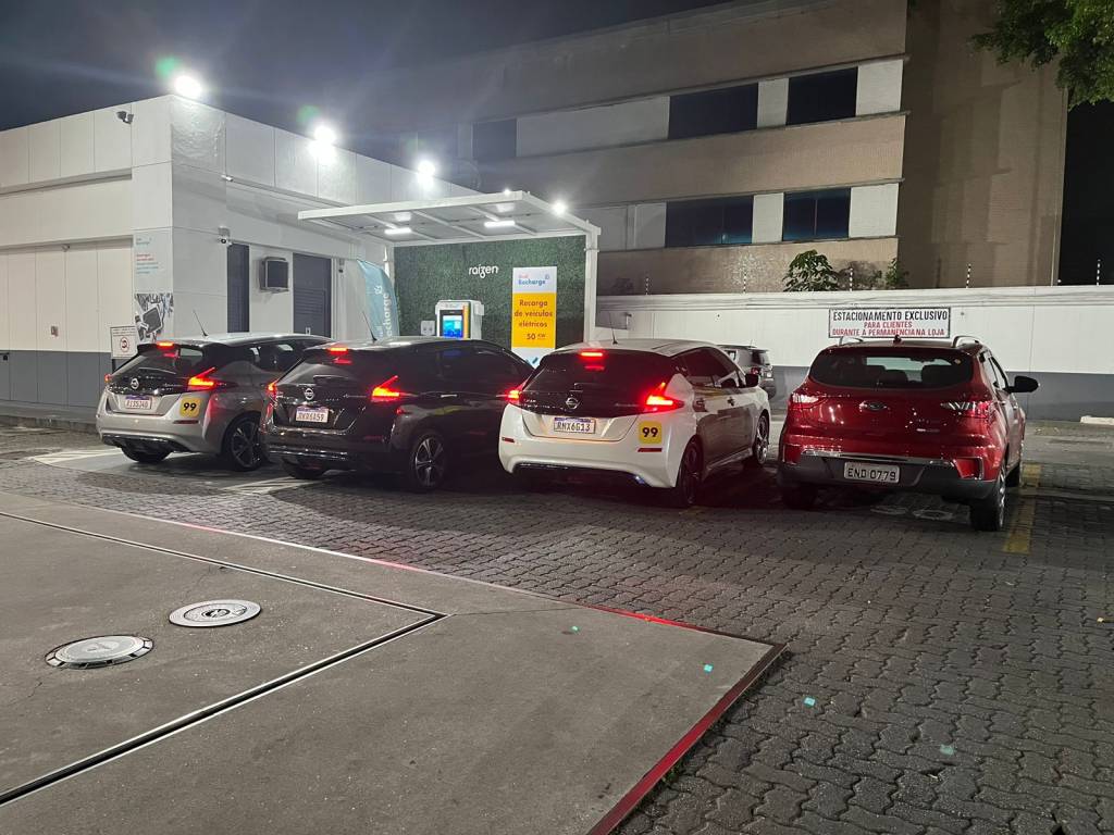 Ponto de recarga de Uber Ponto de recarga de Uber