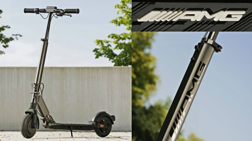 Patinete elétrico da AMG tem modo Sport e até suspensão ajustável