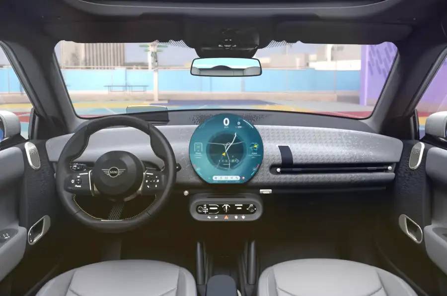 2024-mini-cooper-electric-dashboard Interior Mini Cooper eletrico