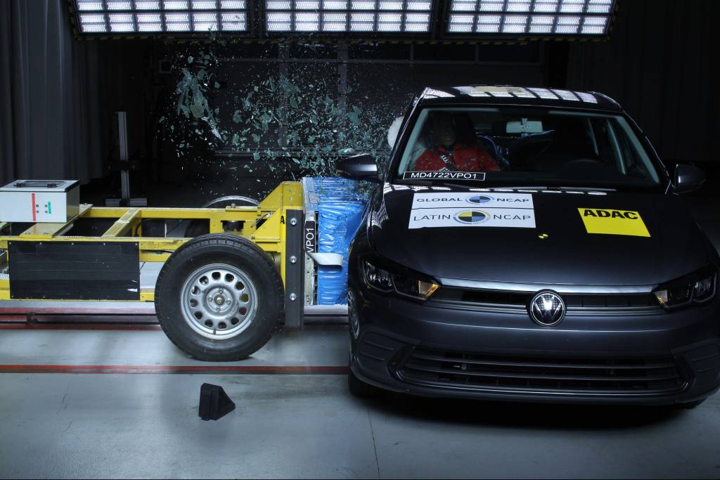 VW Polo Track se iguala aos completos e tem três estrelas no Latin NCAP