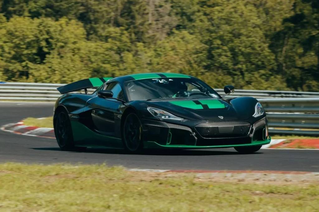 Rimac Nevera toma do Tesla Model S Plaid recorde de Nürburgring