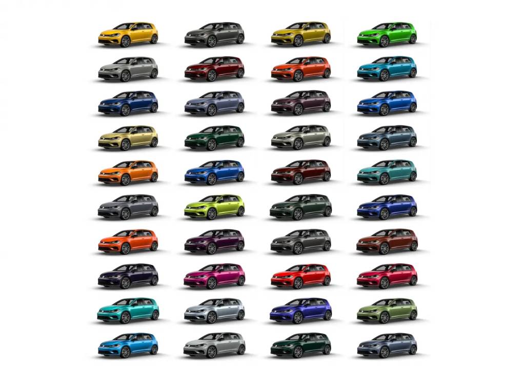 A Volkswagen dos EUA agora oferece o Golf R em uma rica seleção de cores como resultado direto da produção acidental deste carro.
