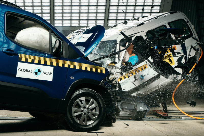 Latin NCAP bate carro europeu contra argentino – que recebe nota 0