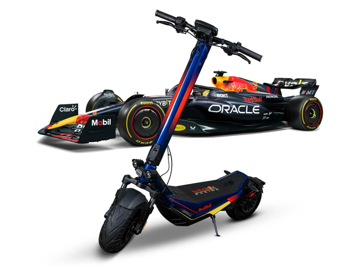 Red Bull lança patinete elétrico que até tem marchas