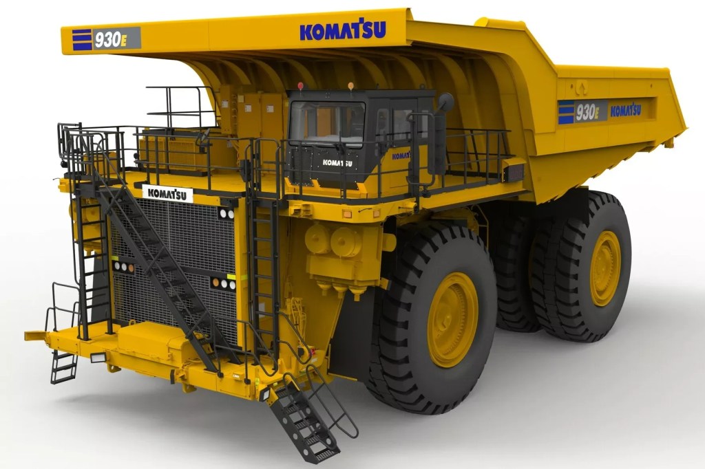 Caminhão de mineração a hidrogênio da GM gera energia para 3.000 casas