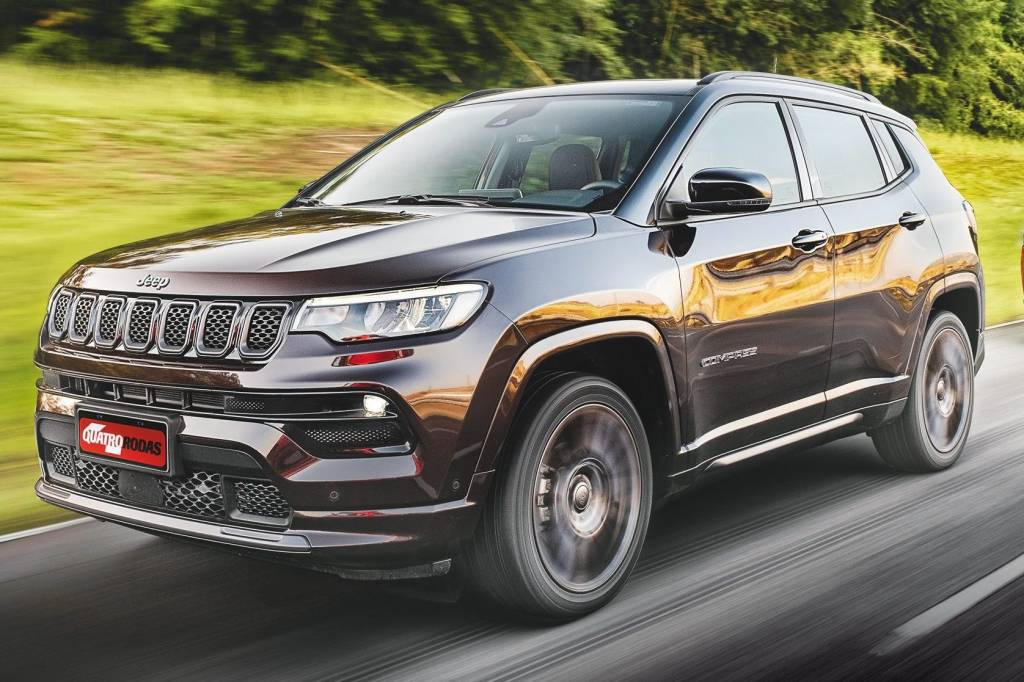 Jeep Compass 2025 terá motor de 272 cv e 1.3 híbrido flex