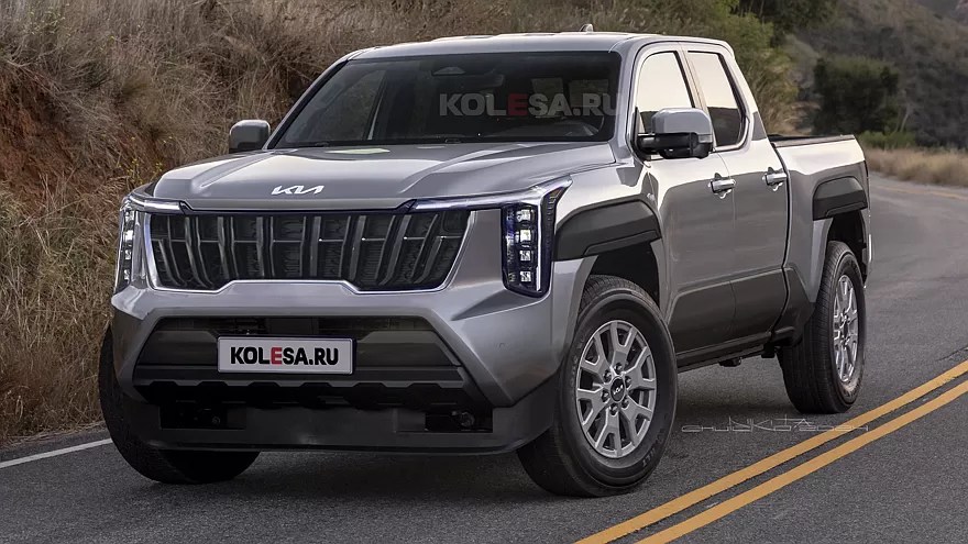 Kia Tasman é o nome da futura rival das Ford Ranger e Toyota Hilux