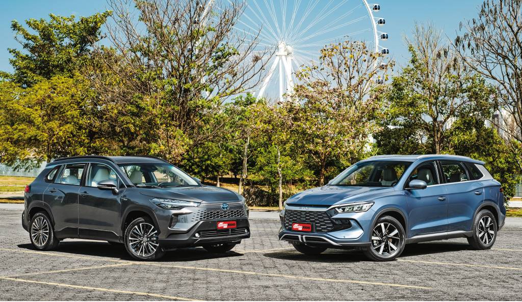 BYD Song Pro é melhor que o Toyota Corolla Cross? Comparamos os SUVs híbridos