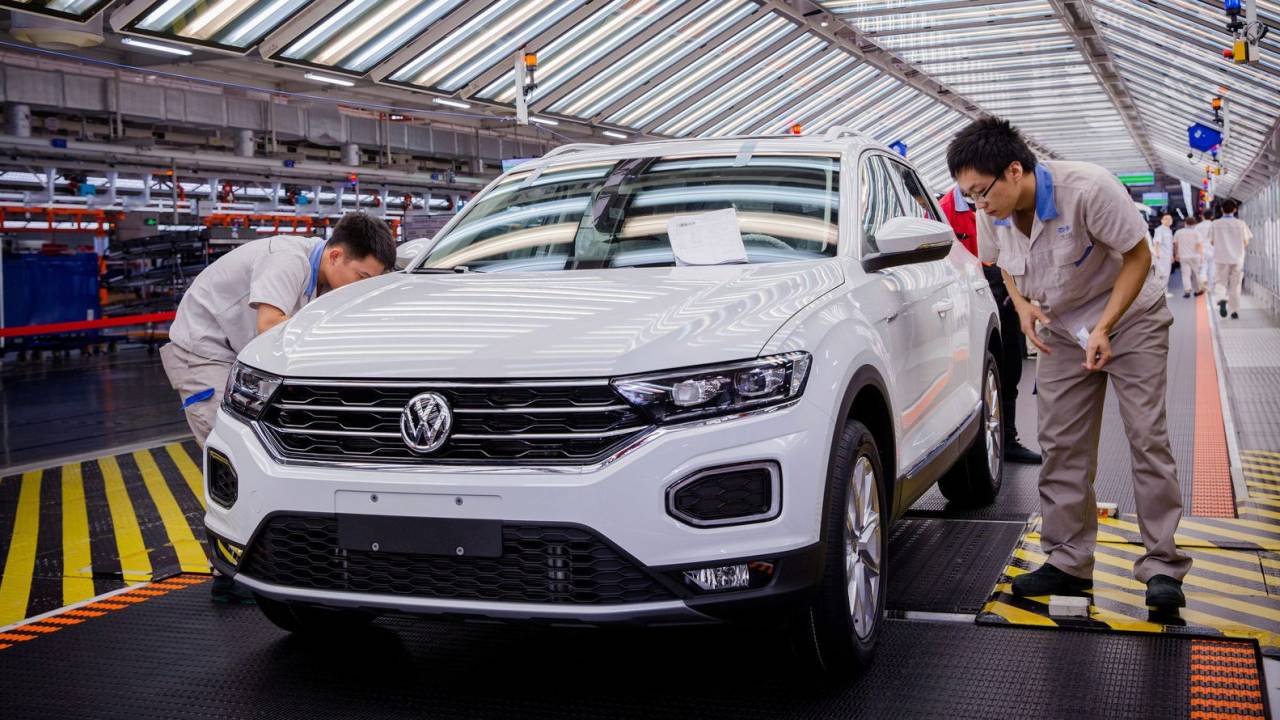 Fábrica da Volkswagen na China