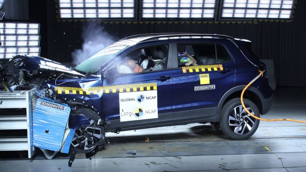 Novo Volkswagen T-Cross mantém 5 estrelas no Latin NCAP