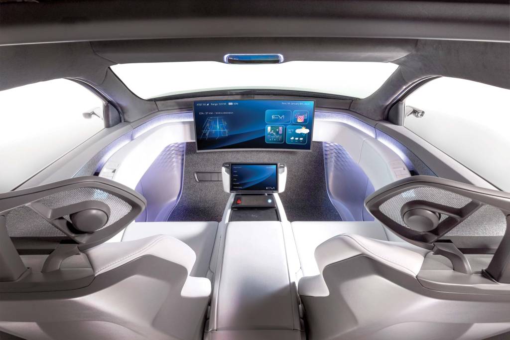 Tudo escondido: fabricante mostra como será o interior dos carros do futuro