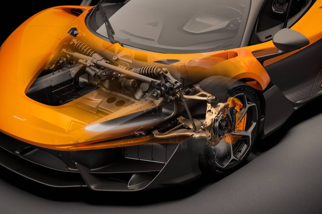 McLaren W1 tem suspensão feita em impressora 3D com titânio em pó