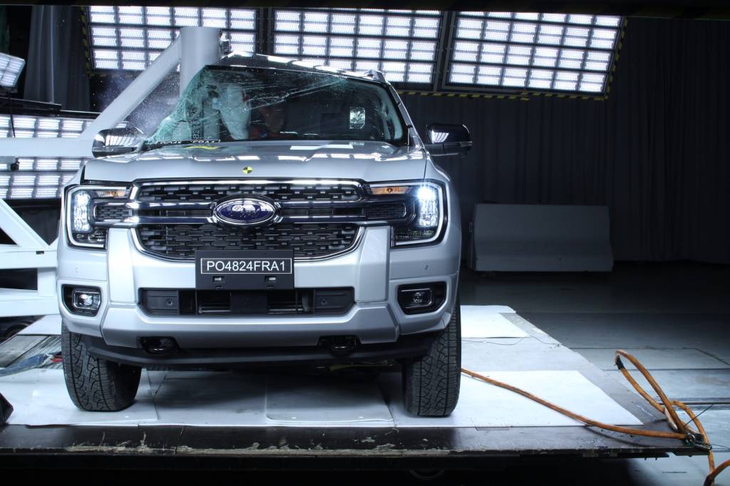 Ranger tem nota máxima no Latin NCAP e Amarok recebe apenas três estrelas