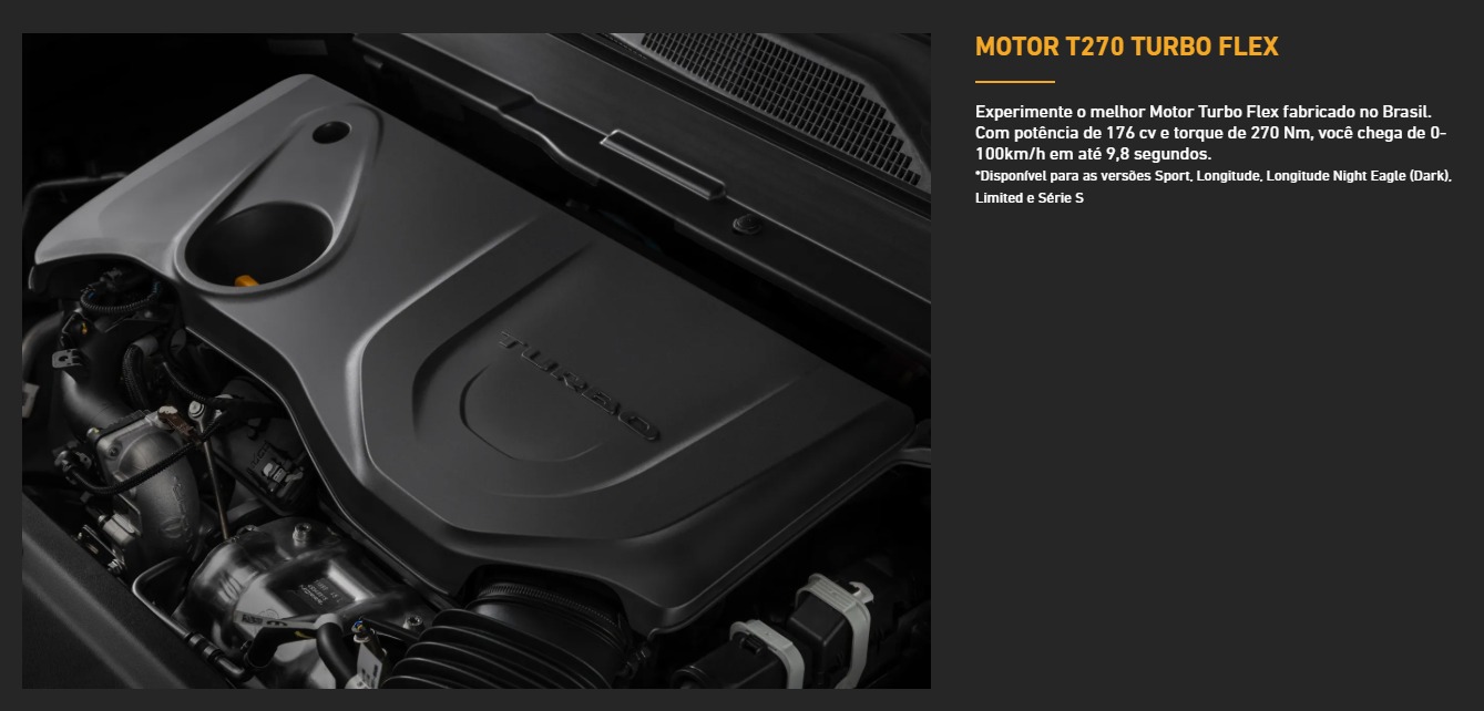 Site indica que Jeep Compass 1.3 turbo agora tem 176 cv