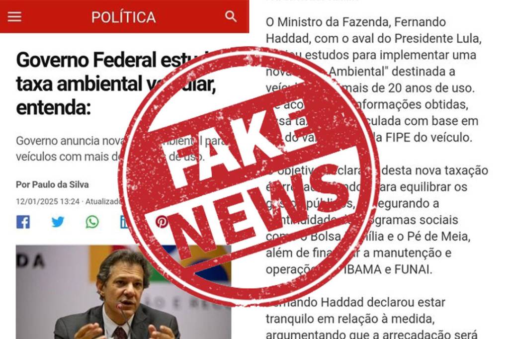 Taxa Ambiental Veicular? É falso que veículos com mais de 20 anos pagarão imposto