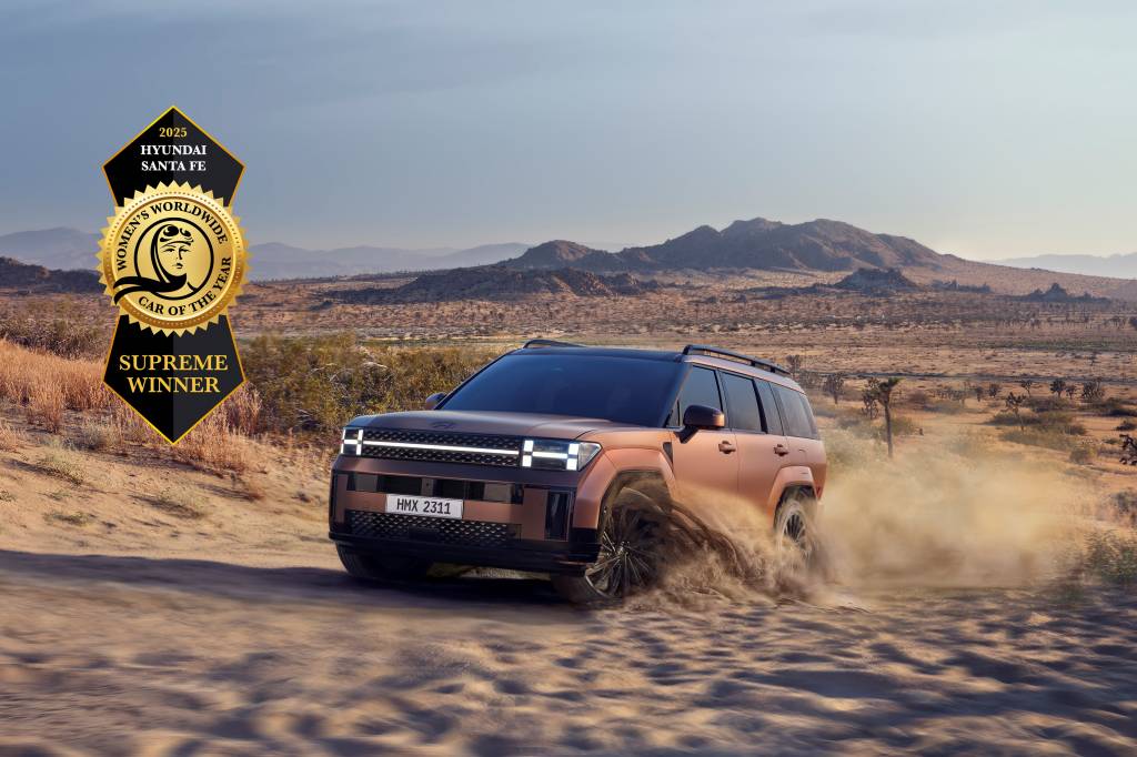 Hyundai Santa Fe é eleito como carro do ano 2025 por júri feminino