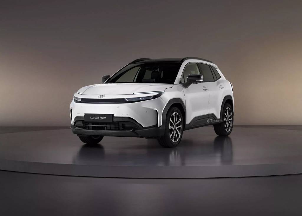 Nova geração do Toyota Corolla Cross deverá ter cara de carro elétrico