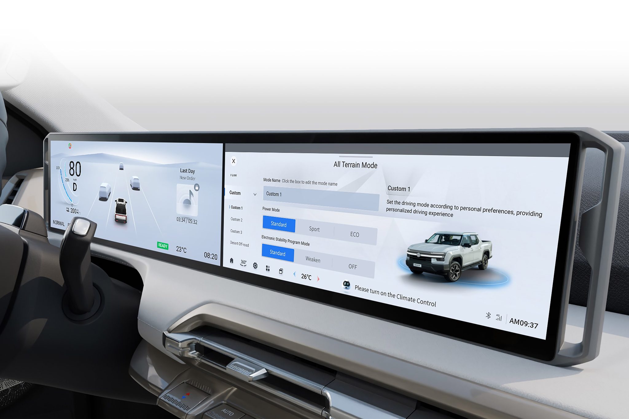 Proje&ccedil;&atilde;o da nova Volkswagen Amarok 2027